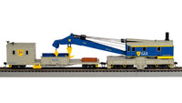 Bachmann HO Scale 250-Ton Steam Crane & Boom Tender - Delaware & Hudson — manufacturer product view 2
