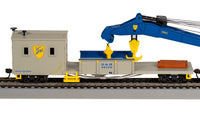 Bachmann HO Scale 250-Ton Steam Crane & Boom Tender - Delaware & Hudson — manufacturer product view 3