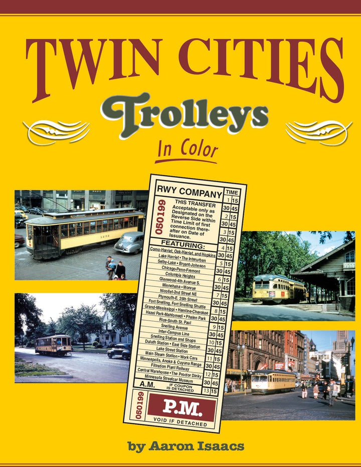 Morning Sun Books Hardcover Book 1612 Twin Cities Trolleys In Color — exact product view