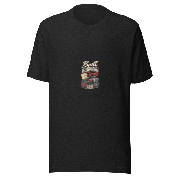 Built After Business Hours Project Car Unisex T-Shirt product mockup