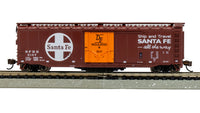 Bachmann N Scale Track Cleaning 50-Foot Plug-Door Boxcar - Santa Fe #6157 — manufacturer product view 2