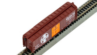 Bachmann N Scale Track Cleaning 50-Foot Plug-Door Boxcar - Santa Fe #6157 — manufacturer product view 5