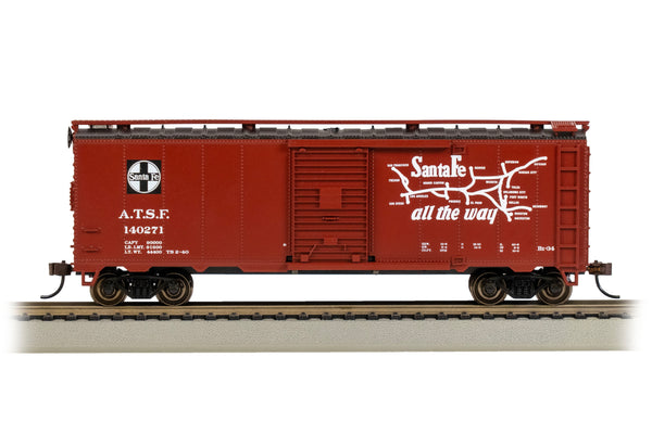 Bachmann HO Santa Fe Map Boxcar – El Capitan #140271 — manufacturer product view 2