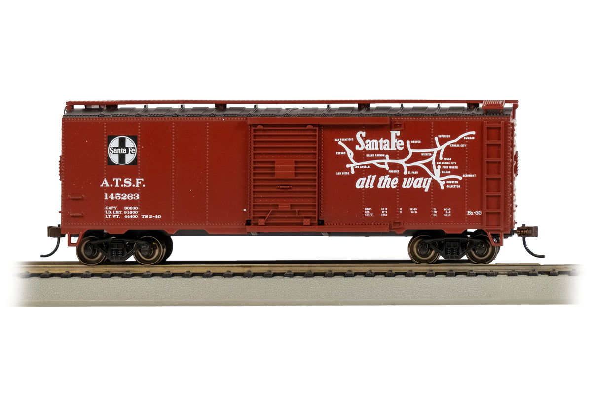 Bachmann HO Scale Santa Fe Map Boxcar - Chief #145263 — manufacturer product view 2