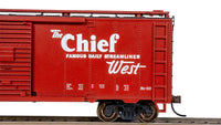 Bachmann HO Scale Santa Fe Map Boxcar - Chief #145263 — manufacturer product view 4