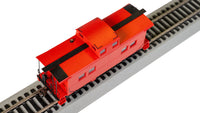 Bachmann HO Scale Northeast Steel Caboose - Painted Unlettered Red — manufacturer product view 5