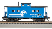 Bachmann HO Scale Northeast Steel Caboose - Conrail #18619 Blue — manufacturer product view 2