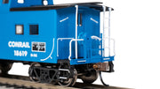 Bachmann HO Scale Northeast Steel Caboose - Conrail #18619 Blue — manufacturer product view 4