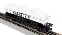 Bachmann HO Scale 40-Foot Three-Dome Tank Car - Kanotex #879 — manufacturer product view 2