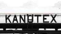 Bachmann HO Scale 40-Foot Three-Dome Tank Car - Kanotex #879 — manufacturer product view 3