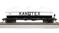 Bachmann HO Scale 40-Foot Three-Dome Tank Car - Kanotex #879 — manufacturer product view 4