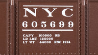 Bachmann HO Scale 40-Foot Gondola - New York Central #605699 — manufacturer product view 3