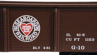 Bachmann HO Scale 40-Foot Gondola - Seaboard #90255 — manufacturer product view 3