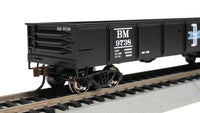 Bachmann HO Scale 40-Foot Gondola - Boston & Maine #9738 — manufacturer product view 5