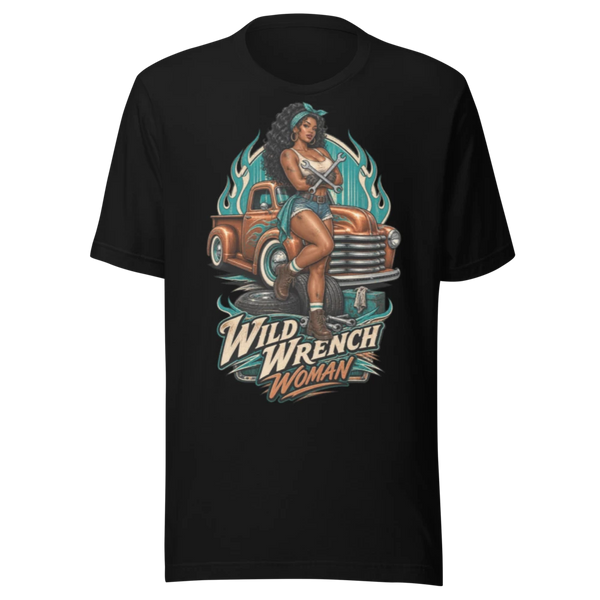 Wild Wrench Woman T-Shirt — product mockup