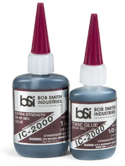 Bob Smith Industries IC-2000 Black Rubber Toughened CA 1/2oz 117 — exact product reference