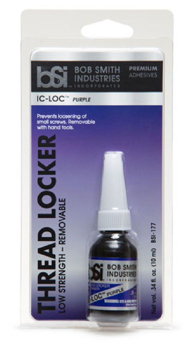 Bob Smith Industries IC LOC – PURPLE Lower Strength Thread Locker .34 fl oz 177 — exact product reference