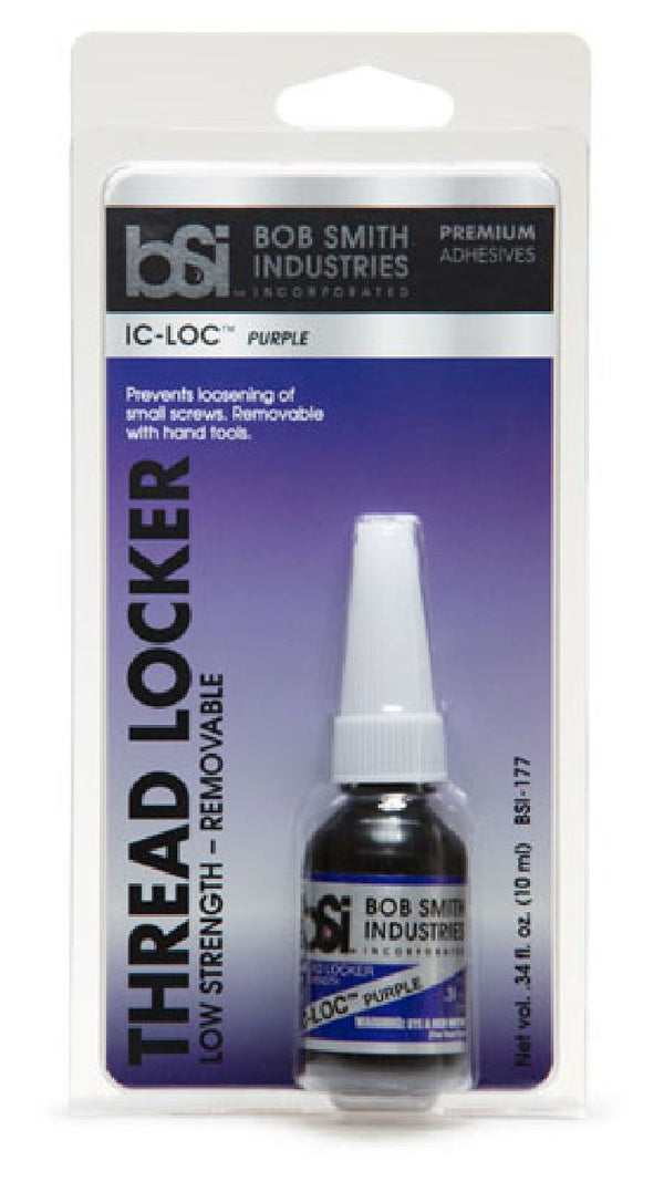 Bob Smith Industries IC LOC – PURPLE Lower Strength Thread Locker .34 fl oz 177 — exact product reference