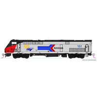 Kato HO Scale P42 Amtrak Phase I #161 50th Anniversary Logo With Esu LokSound Sound and DCC Decoders — exact product reference view 2