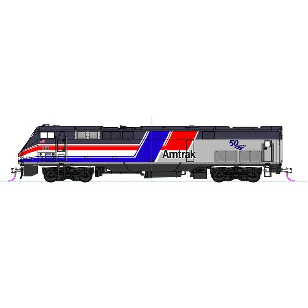 Kato N Scale Scale Amtrak P42 "Dash 8" Phase III 160 50th Anniversary DCC Sound — exact product reference