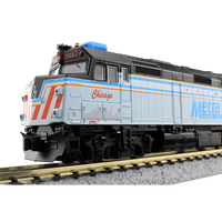 Kato N Scale Chicago Metra #104 City of Chicago F40PH DCC — exact product reference view 4