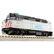 Kato N Scale Chicago Metra #104 City of Chicago F40PH DCC — exact product reference view 2