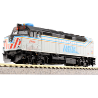 Kato N Scale Chicago Metra #104 City of Chicago F40PH DCC — exact product reference view 2