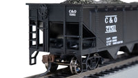 Bachmann HO Scale 40-Foot Quad Hopper - Chesapeake & Ohio #71511 — manufacturer product view 4