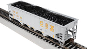Bachmann HO Scale 40-Foot Quad Hopper - CSX #141944 Gray & Yellow — manufacturer product view 2