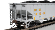 Bachmann HO Scale 40-Foot Quad Hopper - CSX #141944 Gray & Yellow — manufacturer product view 5