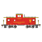 Bachmann HO Scale Delaware & Hudson 35719 Wide-Vision Caboose - manufacturer side illustration
