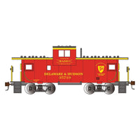 Bachmann HO Scale Delaware & Hudson 35719 Wide-Vision Caboose - manufacturer side illustration