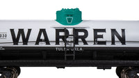 Bachmann HO Scale 40-Foot Single-Dome Tank Car - Warren Petroleum #5030 — manufacturer product view 4