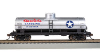 Bachmann HO Scale 40-Foot Single-Dome Tank Car - Staroline Gasoline #438 — manufacturer product view 2