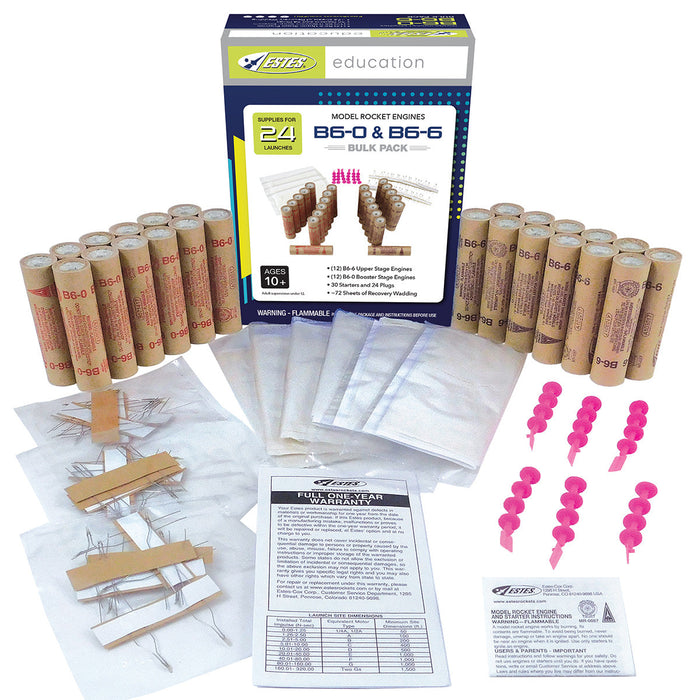 Estes B6-0/B6-6 Engine Bulk Pack (1784) product view 2