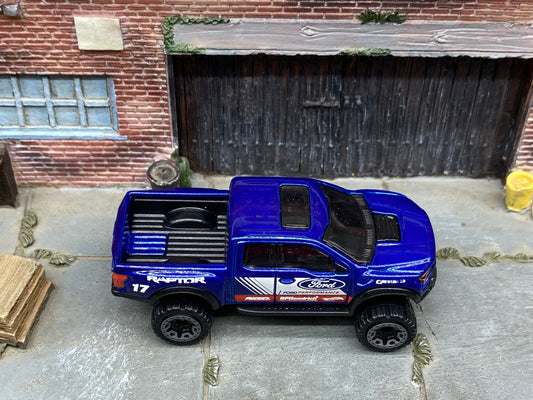 Loose Hot Wheels - 2017 Ford F150 Raptor 4X4 Truck - Blue