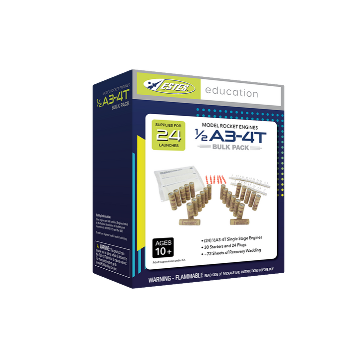 Estes 1/2A3-4T Engine Bulk Pack (1788) product view 1