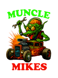 Muncle Mikes Hot Rod and Rat Rod Shirt Mayhem! Monster Rods! (023) artwork close-up
