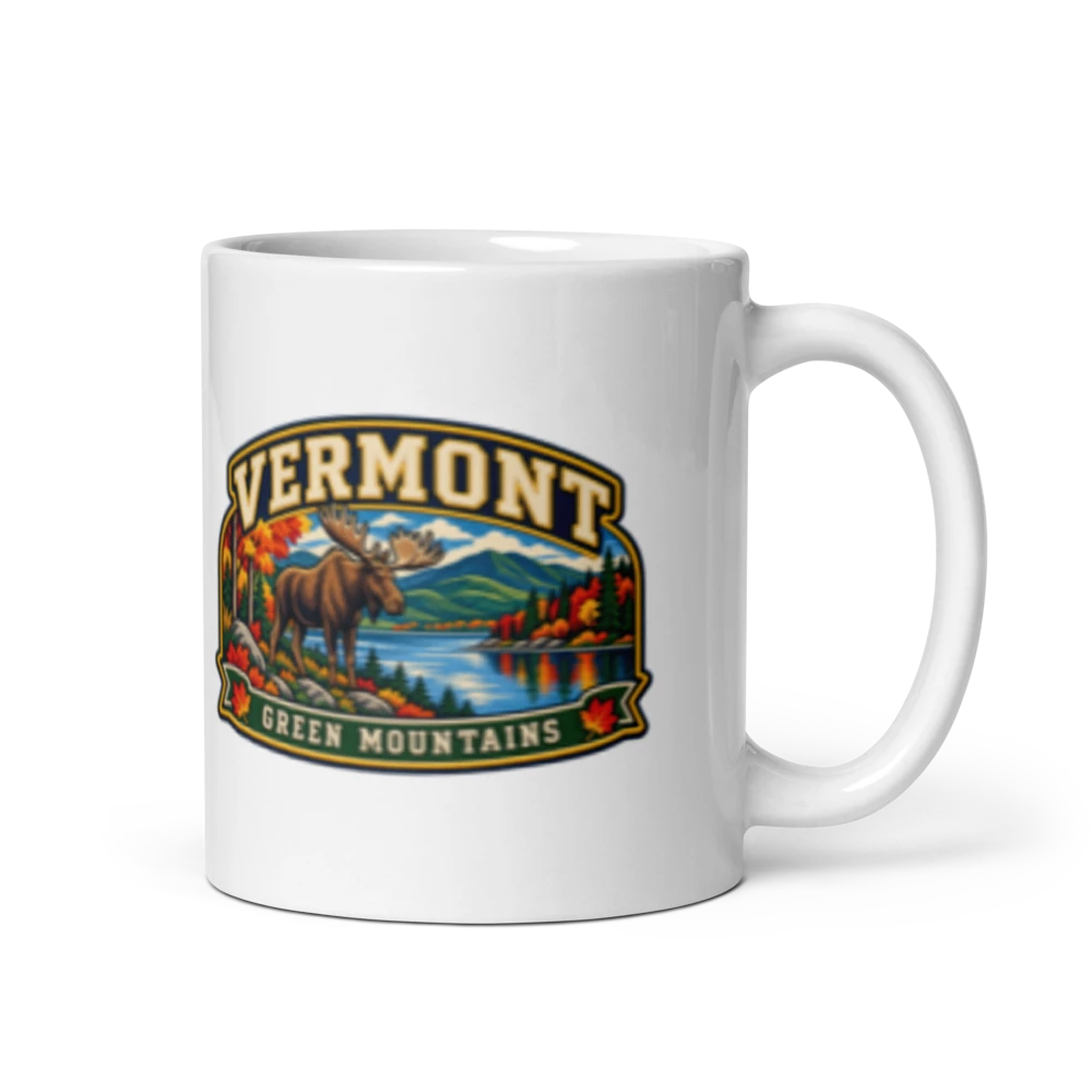 Vermont Heritage Badge Coffee Mug – 11 oz product mockup