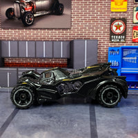 Loose Hot Wheels - Batman Batmobile Arkham Knight - Black and Yellow