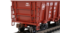 Bachmann HO Ore Car — Pennsylvania #14517 Tuscan Red — manufacturer product view 4