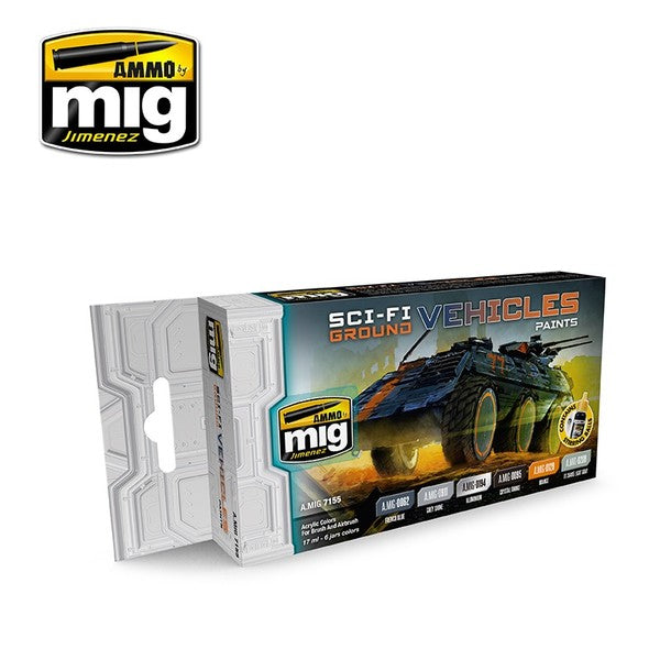 AMMO by Mig Jimenez A.MIG-7155 Sci-Fi Ground Vehicles Color Set - product image