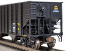 Bachmann HO Bethlehem Steel 100-Ton Hopper — CSX #326160 — manufacturer product view 4