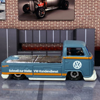 Loose Hot Wheels - VW Volkswagen T2 Pick Up - Gray, Orange and White