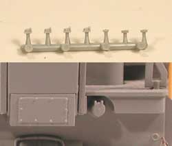 Cal Scale HO Plastic MU Receptacles - 6 Pack - product view 1