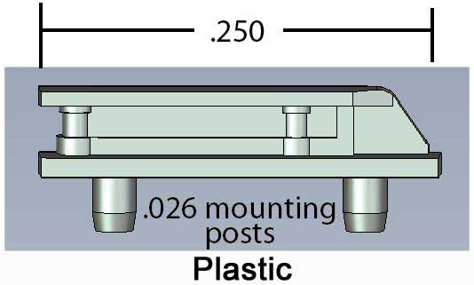 Cal Scale HO Plastic Sinclair Antennas - 4 Pack - product view 1