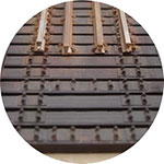 Central Valley HO Code 100 Bridge Tie Sections – 8-Pack 1901-8 – parts or assembled example