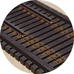 Central Valley HO Classic Bridge Ties and Stringers – 8 Sections 1902-8 – parts or assembled example