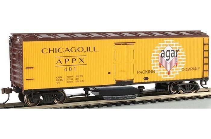Bachmann HO Agar Packing Company 401 Track-Cleaning Reefer - product and package view 1