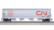 Bachmann HO Canadian 4 Bay Cylindrical Grain Hopper - Canadian National #382005 — manufacturer product view 2